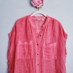 Anthropologie  Holding Horses Linen Buttondown Tunic Photo 4
