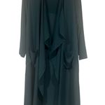 Forever 21 Women’s Sheer Green  Duster Cardigan Small Photo 1