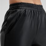 Fabletics NWT  Vegan Leather Jogger
Black Size Small Tall Retail $89.95 Photo 1