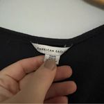 American Eagle Navy Blue Vneck Short Sleeve Tshirt Dress Size M Photo 5