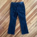 Madewell Petite Kick Out Crop Jeans in Black Rinse Wash Size 27 Photo 2