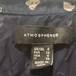 Atmosphere NWOT  Primark Limited Blue White Heart Collar Tank Blouse Size 0 Photo 1