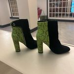 Boots Elegant Black and Green Heeled Boots 10 Shoedazzle great shape Photo 3
