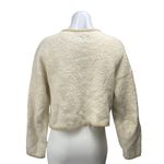 Gap  Women's Cream Wool Alpaca Gold Buttons Pockets Long Sleeve Sweater Jacket S Photo 1