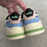 Gola Eclipse Trident Leather Sneaker Shoe Women’s Size 5 US Black Pink Green Photo 4