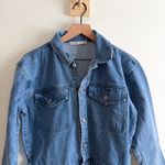 Abercrombie & Fitch  Long Sleeve Denim Shirt Dress Size M Photo 4