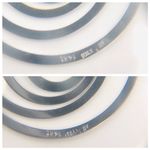 Solid 14K white gold, made in Italy, earrings, NWOT Photo 9