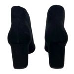 H by Halston  Faux Suede Pointed Toe Block Heel Ankle Boots Black Size 7.5 Photo 6