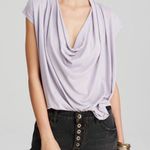 Free People Flowy Purple Top Photo 0