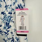 French Connection Blue White Floral Toile Maxi Dress size Small NWT Short Sleeve Photo 7