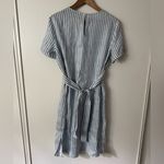 Jenni Kayne  S Striped Linen Dress in Blue and White Photo 5