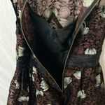 Tracy Reese Frock by  (Anthropologie): Floral Brown Motif- Sparkle- 10 Photo 9