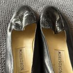 Nordstrom  Black Textured Leather Loafers Slip On Flat Shoes Size 8.5‎ Photo 5