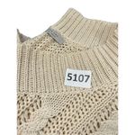 Active USA  cable knitted creme colored sweater long size medium Photo 7