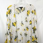 Torrid Plus Size 1X 2X Shrug White Lemons Polka Dot Kimono Gauzy 1798 Photo 3