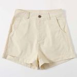 Romwe Solid Cuffed Shorts Photo 0