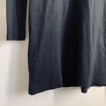 Tibi Anthropologie Mod Minimalist Long Sleeve Black Shift Dress Photo 7
