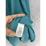Lucy Love  Women's Dress Trapeze Solid Aqua Sleeveless Shift Scoop Neck Medium Photo 3