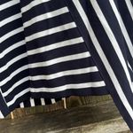 Joseph Ribkoff NWT Striped Faux Wrap Step Hem Dress Dark Blue White Size 12 Photo 7