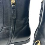 Gucci Jordaan Leather Horsebit Buckle Chelsea Ankle Boots Black Size 37 Photo 8