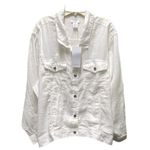 Jones New York NWT  size 3X white Linen jacket Photo 0