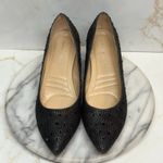 Adrienne Vittadini  Fiona Pump Heels Woman 8 Black Beaded Block Heel‎ Pointed Toe Photo 1