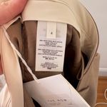NWT The Row Roosevelt Slim Trousers Size 4 Tan Photo 5