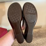 Italian Shoemakers  Treena Wedge Thong Sandals Women’s Size 11 Embellished Italy Photo 7