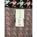 Joie  Houndstooth Blazer Jacket Pink Black White Gold Buttons Double Breasted L Photo 1