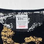 Sou Sou Cotton Printed Dress Japanese Black Size M Photo 1