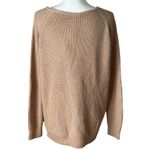 Windsor  Lace Up Brown/Tan Long Sleeve Knit Sweater NWT Photo 1
