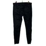 Current/Elliott The Soho Zip Stiletto Black Coated Skinny Jeans 29 $248 Photo 40