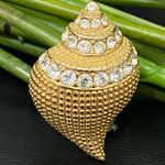 Vintage KJL Kenneth Jay Lane Textured Gold Photo 1