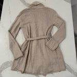 BCBGMAXAZRIA  Wool/Angora Blend Belted Knit Cardigan Sweater Women’s Small Cream Photo 5