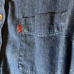 Levi's women's denim long-sleeve shirtdress in blue Large extra Large Photo 5
