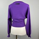 John Richmond Women's Purple Saphire Sweater Pullover Size S Photo 4
