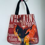 Disney Store Villains Maleficent Tote Bag Handbag Sequins 15"x16" Vintage Photo 7