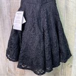B Darlin B. Darlin Size 1/2 Black Sleeveless Halter Neck Sparkly Lace Overlay Lin… Photo 5