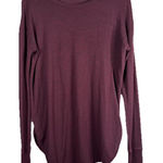 Athleta  Lombard Sweater Auberge‎ Lightweight Womens Small Top Athleisiure Maroon Photo 0