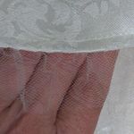 Jessica McClintock Gunne Sax Womens Formal Dress White Mesh Sleeveless USA 7 Photo 3