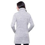 Kuhl Alaska Heather Gray/Black Marbled Zip Front Sweater Jacket Small Photo 1