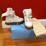 Ivy Park NWT Adidas x High Top Platform Sneaker Icy Park Beyonce White 9.5 Photo 2