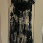 American Eagle  Outfitters Monochrome Tie-Dye Maxi Dress Photo 0
