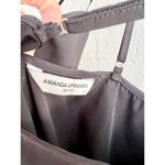 Amanda Uprichard Marianna Feather Trim Knee Length Dress Black Women's small Photo 4