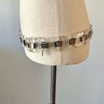 1960s Lucite Metal Chain Belt Italy Silver Photo 2