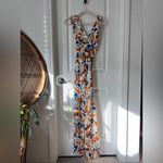 Anthropologie  Dolan Floral Printed Halter Jumpsuit size Medium Photo 2