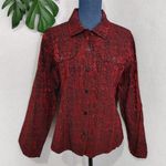 Chico's Silk Blend Brocade Shirt Jacket Photo 0