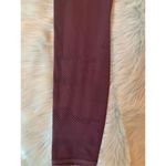 Athleta Persistence Camo Laser Cut 7/8 Tight in Antique Burgundy Photo 2