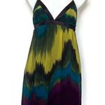 Forever 21 criss cross tie back backless chiffon mini Dress purple yellow MEDIUM Photo 2