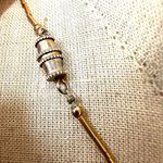 Gold tone tigers eye chip collar necklace Photo 4